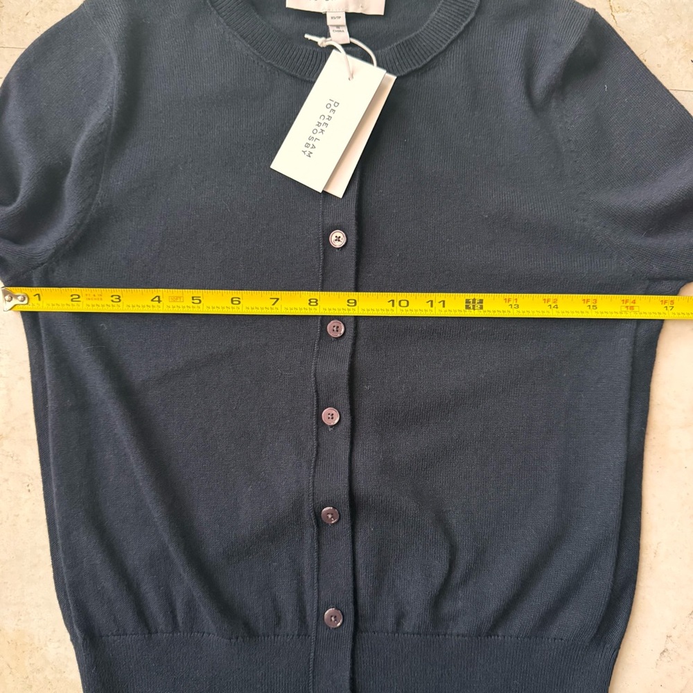 Derek Lam 10 Crosby Thibeaut Navy Cardigan Sweater size XS - Picture 12 of 15